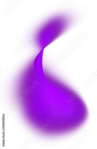 Purple overlay abstract swirling smoke fluid stream png element transparent background