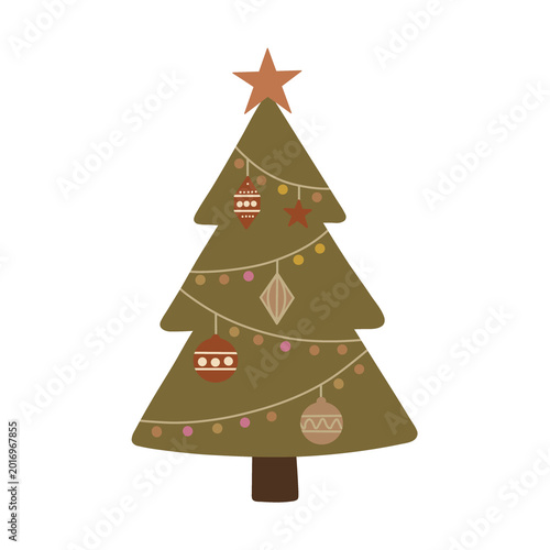 christmas tree isolated