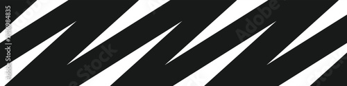 Fotografija Background pattern zigzag color