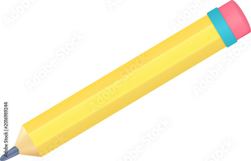 Pencil 3D render model Free Download Pencil 3D render model - GFXLoad