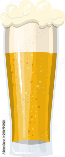 Obraz na płótnie lager glass beer icon