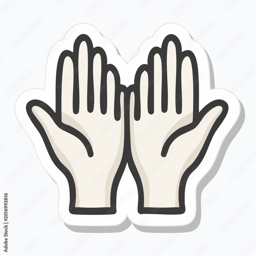 Obraz premium Open Hands Icon