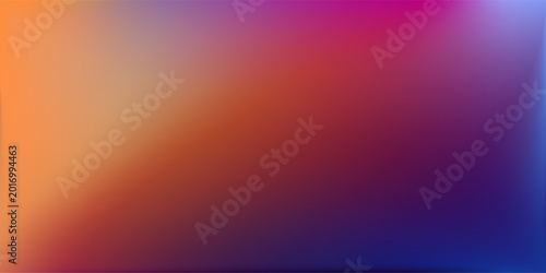 Soft gradient transitions blend warm and cool tones. Colors flow smoothly from orange to deep purple. Vibrant hues create a calming abstract background. Ideal for design, branding. abstract background