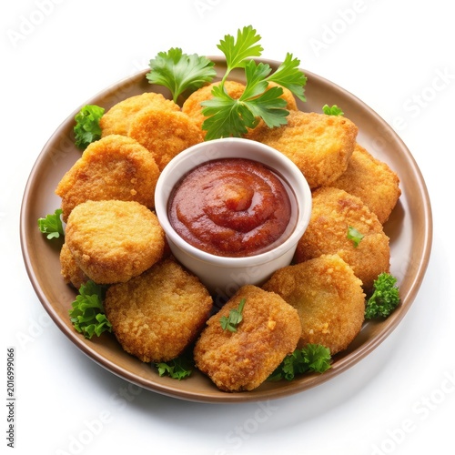 Fried croquettes with parsley onippingdescription:
