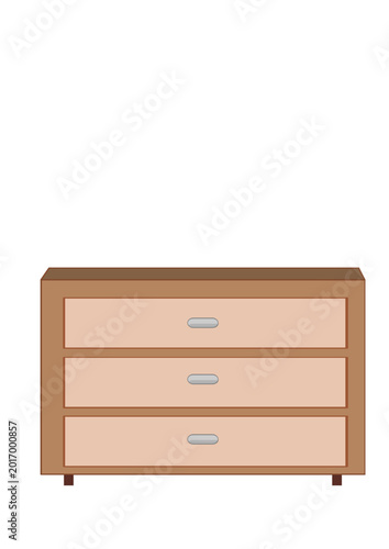 wooden chest of drawers