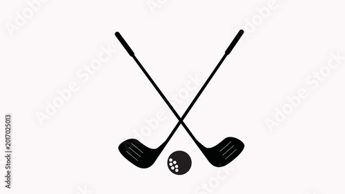 Golf Club Animation Sports Icon
