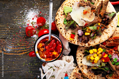 Canvas Print Mexican cuisine concept.