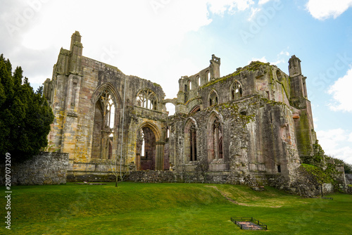 Photos The ruins of Melrose Abbey, a Cistercian abbey and a prime example of Gothic arc