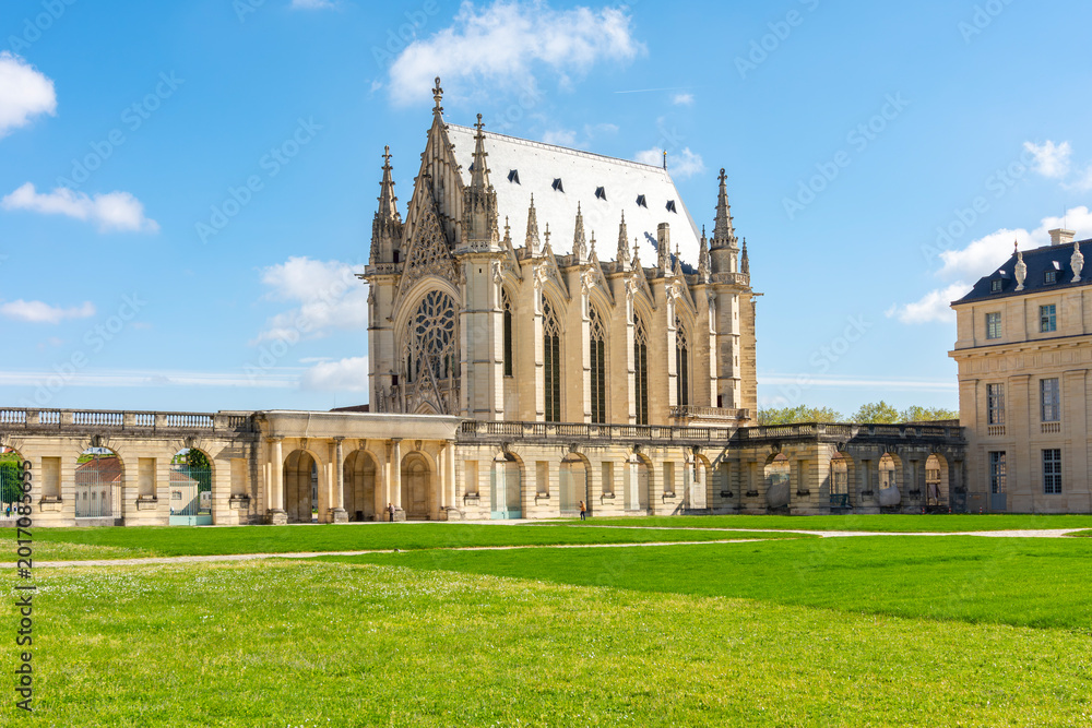 Fototapeta premium Sainte-Chapelle de Vincennes - royal chapel in Vincennes castle, Paris, France