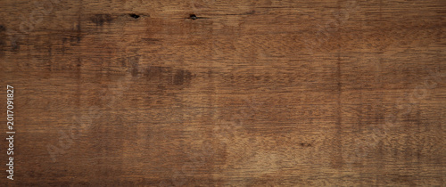 Tableau sur toile Old brown wood texture background, background for text