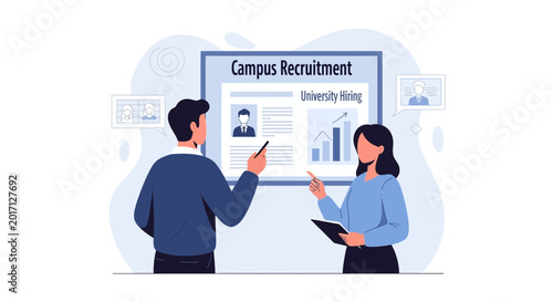 Campus Recruitment: University Hiring Process with Presentation