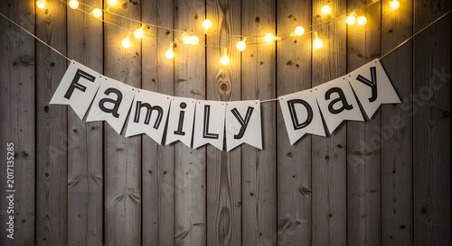 Celebrate happy family day with love and togetherness