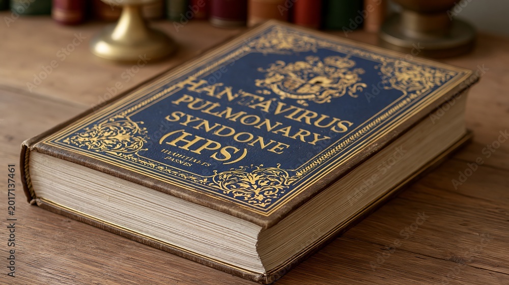 Fototapeta premium Hantavirus Pulmonary Syndrome (HPS) is a book.