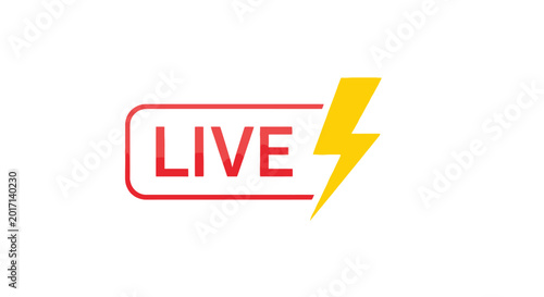 Live broadcast streaming online icon.