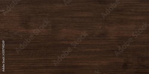 Canvastavla An expressive close-up shot of a dark wood plank, revealing the unique characteristics of the texture, evoking warmth and richness