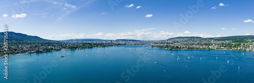 Zürichsee Sommer Lebensstil Stimmung Segelboote