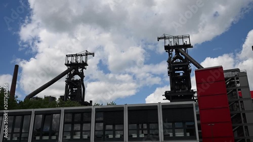 Time Lapse Luxembourg Esch sur Alzette Belval université ancien laminoir industrie