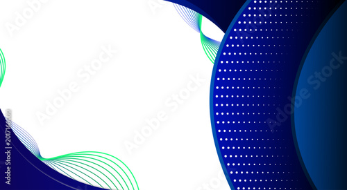 modern creative decoration blue abstract banner