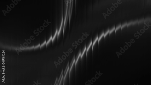 Tableau sur toile Black and white with a row of parallel vertical lines