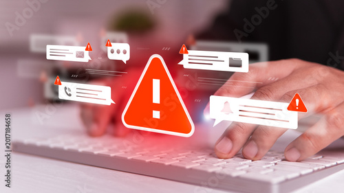 Schilderij op canvas Security measures, such as those related to printing or handling data leaks, often involve the padlock symbol, which represents data encryption and securing personal data from hackers