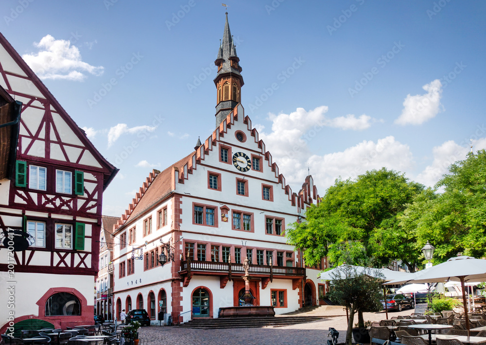 Fototapeta premium Weinheim, Marktplatz