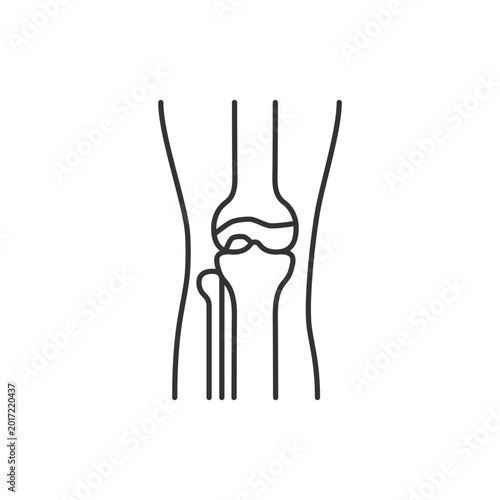 Foto Osteoarthritis linear icon