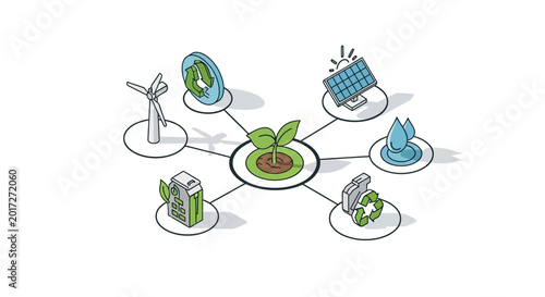 Sustainable Energy Sources - Renewable Power Generation and Green Technology.