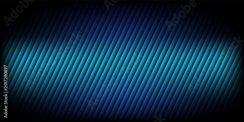 Tableau sur toile Blue and Navy Gradient Ripple Glass Texture on a Dark Background