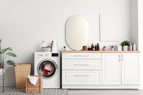 Modern washing machine, che...