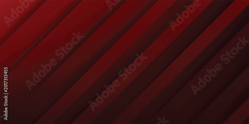 Foto Red line with white architecture futuristic background minimal concept vector illustration subtle design