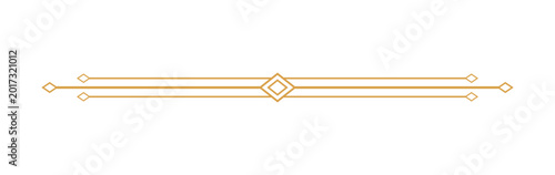 Photos Elegant geometric divider line