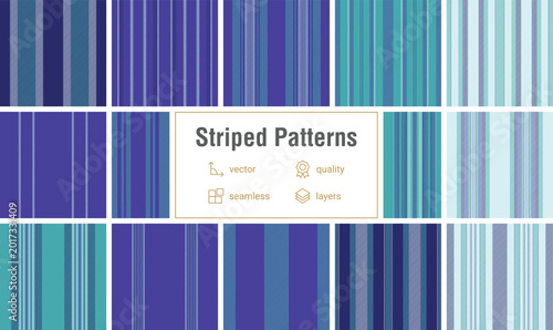 Foto Timeless striped bundle multipurpose projects