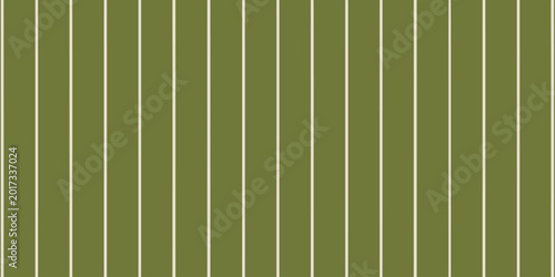 Cuadro en lienzo Abstract green vertical stripe seamless pattern background with clean modern lin
