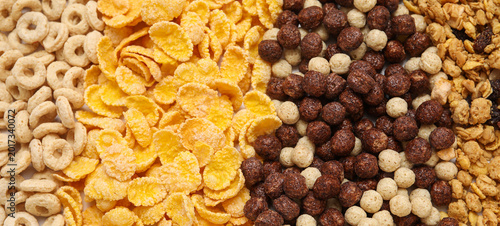 Different tasty scattered c...
