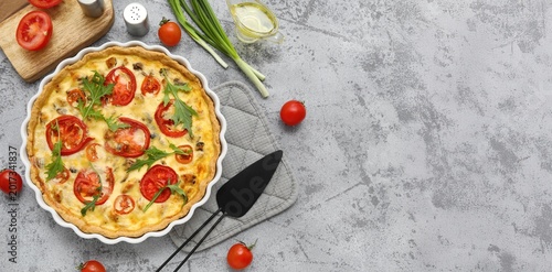 Delicious vegetable pie and...