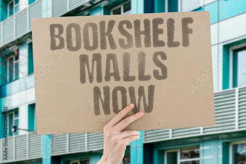 Fotografie "Bookshelf Malls Now" Former library buildings are now gyms, shops and flats with no books remaining