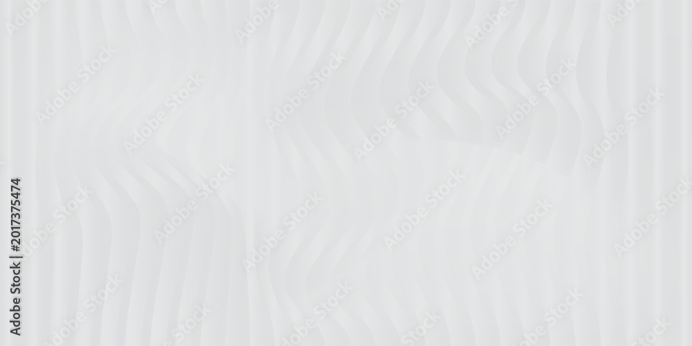 Obraz premium white background with abstract curve shape and swirl line decoration