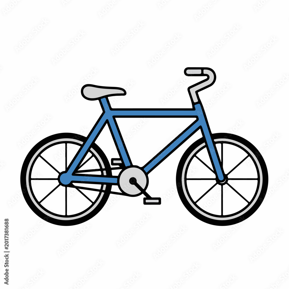 Obraz premium bicycle vector illustration