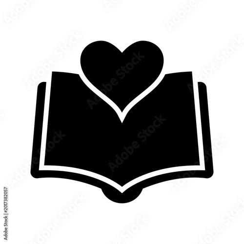 Tableau sur toile Favorite book icon