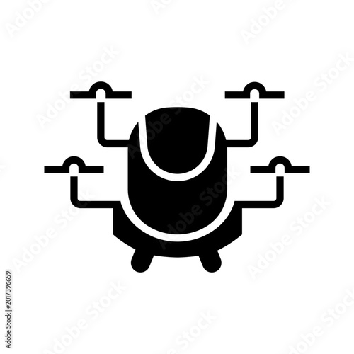 Fotografie Helicopter aircraft icon