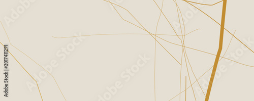 Foto Gold Kintsugi crack pattern on whitish background