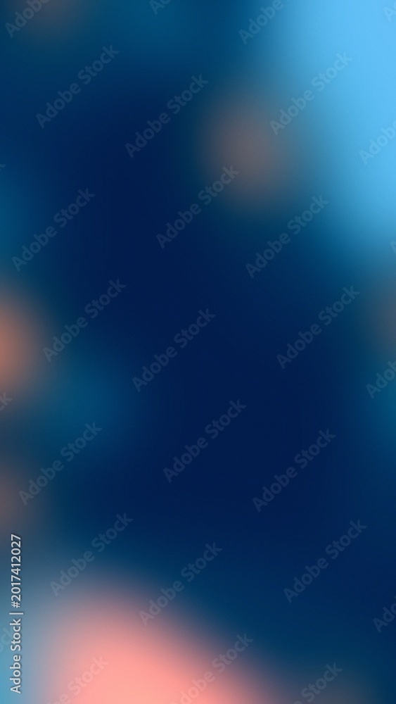 Obraz premium Abstract Dark Blue and Teal Blurred Background - Vertical Vibrant Light Leak Wallpaper