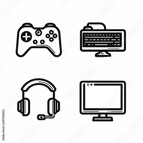 Gaming controller and computer equipment.
