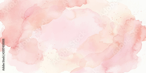 Foto Pink abstract watercolor background with soft pink tones, floral rose-inspired t