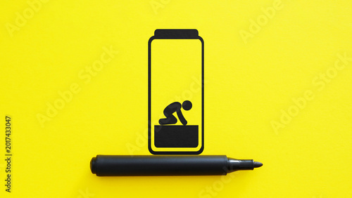 Φωτογραφία Burnout and Low Energy, Mental Exhaustion, Workplace Fatigue, Stress Management
