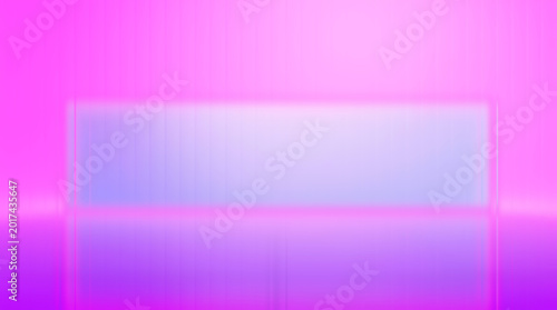 Bild auf Leinwand Glowing pink and purple gradient background with rectangular light effect