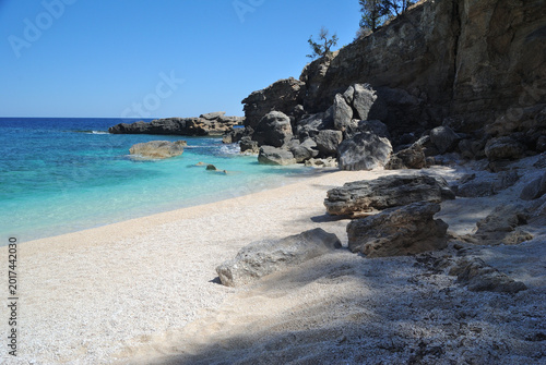 Veduta della spiaggia di Cala Biriala