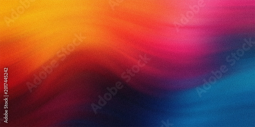 Foto Vibrant gradient background with abstract swirling colors creating a dynamic and expressive texture
