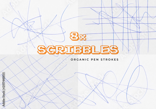 Organic Pen Scribble Textures