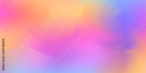 Foto Soft pastel gradient abstract background, smooth and opaque blend of liquid colo